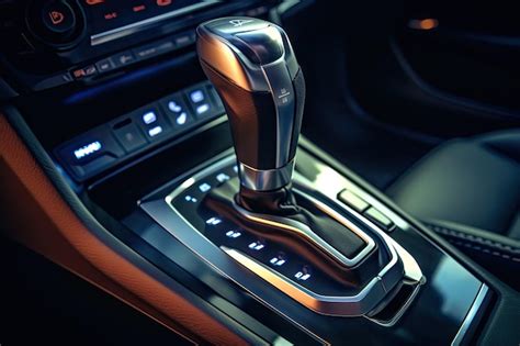 Manual gear shifter on a car | Premium AI-generated image