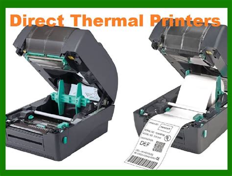 Differences of Direct Thermal and Thermal Transfer Printers