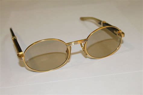 Cartier Gold and Wood Sunglasses | Cartier glasses men, Glasses wooden ...