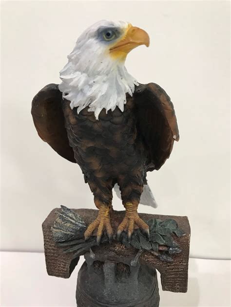 Patriotic Bald Eagle on Liberty Bell Statue 12 1/2 Tall | Etsy