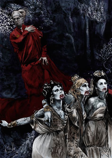 ArtStation - Dracula and his brides, Antonio Gamboa / The Art Warriors