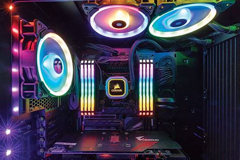 CORSAIR VENGEANCE RGB PRO 32GB (4x8GB) DDR4 3200MHz C16 LED Desktop ...