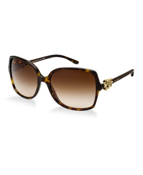 BVLGARI Polarized Sunglasses, Bv8120b in Brown - Lyst