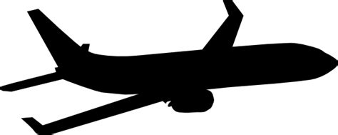 transparent background airplane silhouette - Clip Art Library