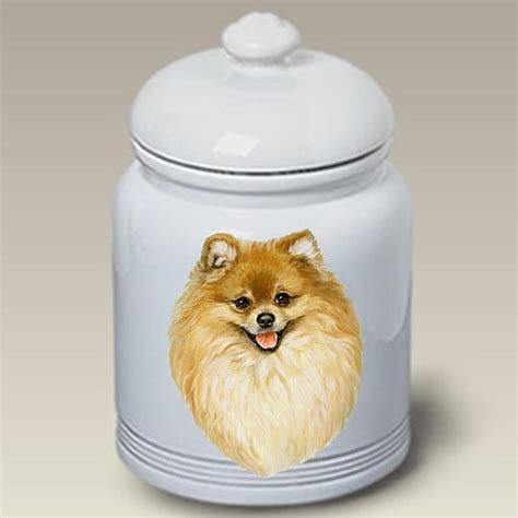 Pomeranian Dog Treat Cookie Jar | DogShoppe.net