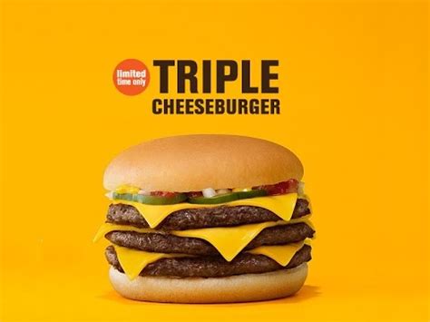 McDonald's Triple Cheeseburger Review - YouTube