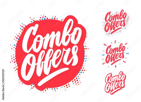 Combo offers. Vector banners. Stock Vector | Adobe Stock