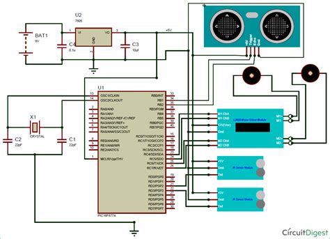 Obstacle Avoiding Robot using PIC Microcontroller