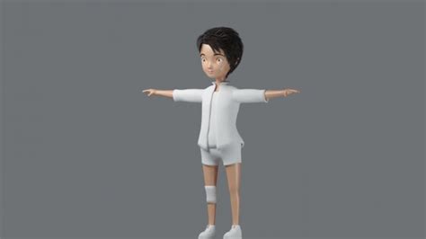 Anime character high Free 3D Model - .3ds .obj .blend .fbx - Free3D