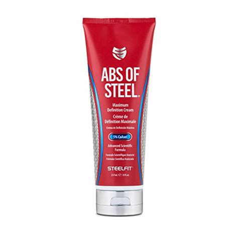 SteelFit Abs of Steel - Maximum Definition Cream - 5% CoAxel - Topical ...