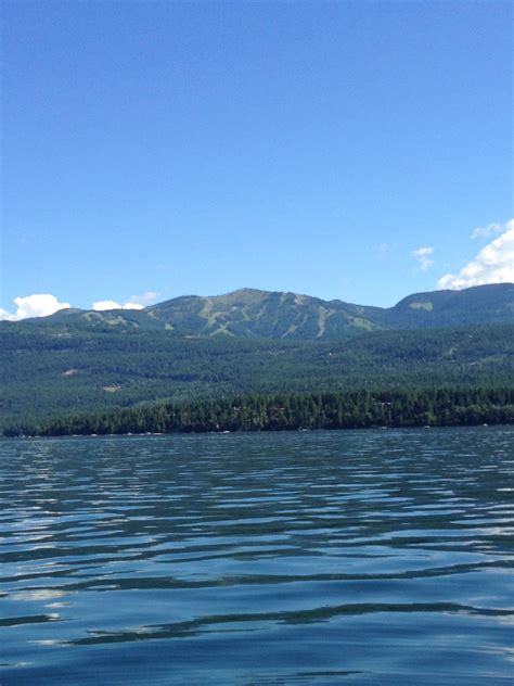 Whitefish Lake, Montana, spent a few afternoons here cooling off during a heat wave. What a ...