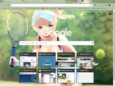 Anime Google Chrome Themes