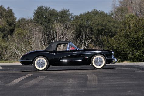 1958, Chevrolet, Corvette, Black, Muscle, Classic, Old, Usa, 4288x2848 ...