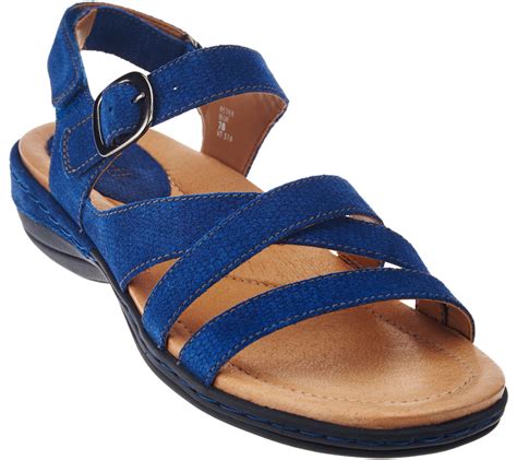 Earth Leather Multi-strap Sandals - Aster - Page 1 — QVC.com