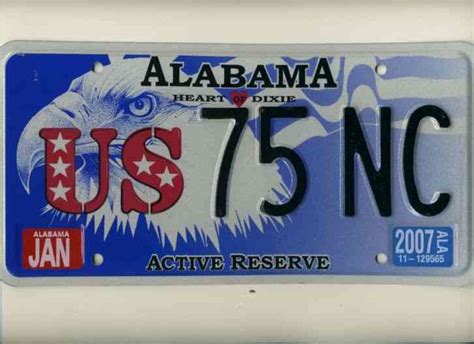 ALABAMA license plate