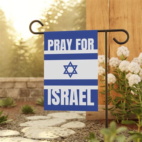 Pro Israel Garden Banner Pray for Israel House Flag - Etsy