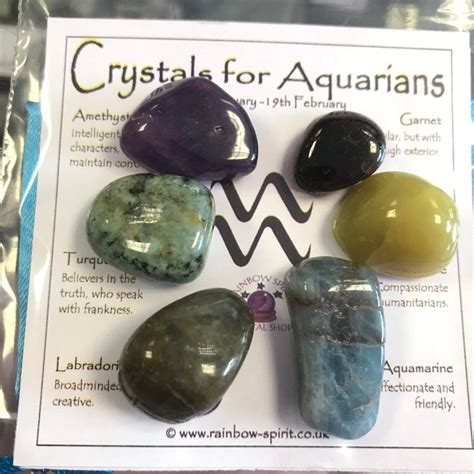 Aquarius Birthstones Crystal Set | Etsy Healing Heart, Prayers For ...