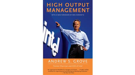 Book Notes: High Output Management by Andy Grove | Parveen Kaler