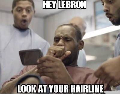 No "I" in Hairline - The 50 Meanest LeBron James Hairline Memes of All ...