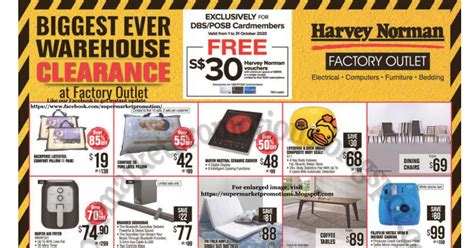 Harvey Norman Warehouse Clearance Sale 01 - 04 October 2020 ~ Supermarket Promotions