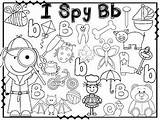 Alphabet I Spy  Worksheets For Letter Sound Recognition sketch template