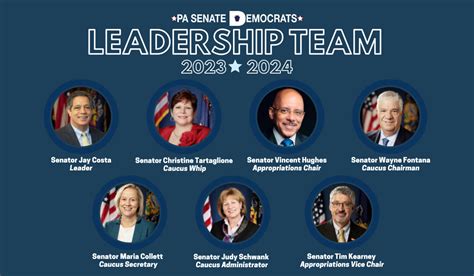 Pennsylvania Senate Democratic Caucus Elects Leadership Team for 2023 ...