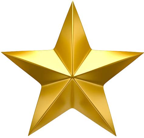 Gold Star, Recognition, Merit, Award, Distinction PNG