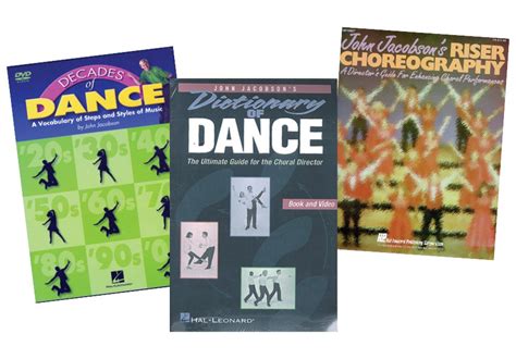 CHORAL CHOREOGRAPHY with John Jacobson 2 Books/3-DVD Set Music in Motion