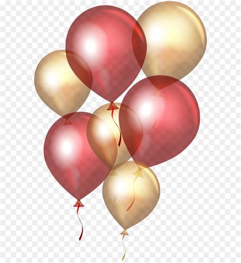 Balloon Gold Clip Art Transparent Red Gold Balloons Png Clip Art Png 1632 | The Best Porn Website