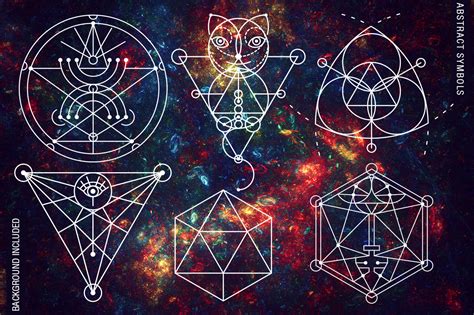 100 Sacred Geometry Symbols