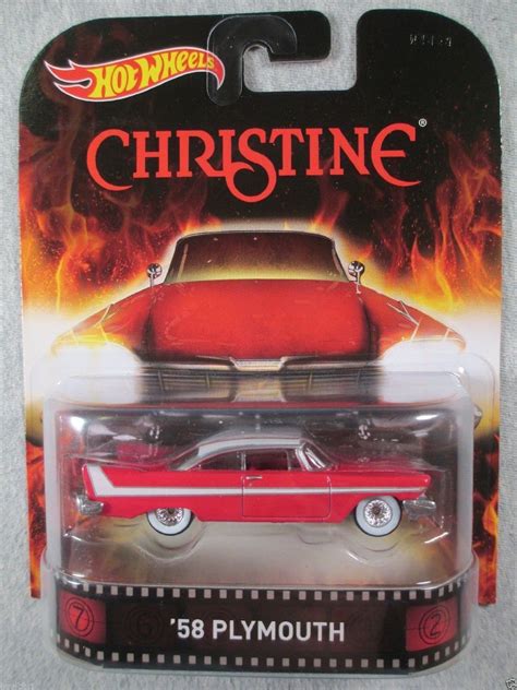 Amazon.com: Hot Wheels Retro Christine '58 Plymouth Die Cast Car: Toys & Games | Hot wheels ...