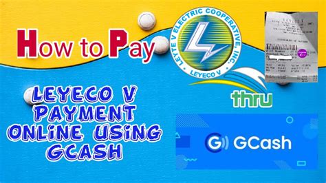 How to Pay Leyeco V Bill Online thru Gcash? - YouTube