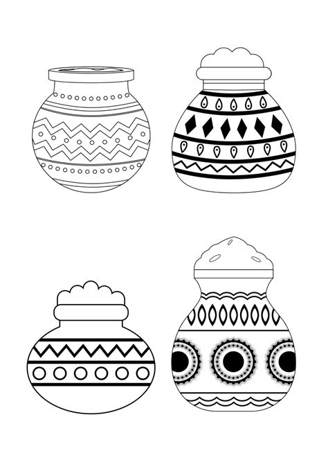 Free Pongal Pot Drawing Template - Edit Online & Download | Template.net