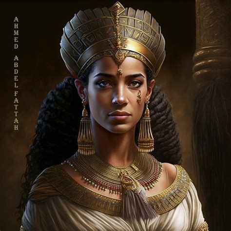 Egyptian queens | Artificial Intelligence Generated Art by digital creator @Ahmed Abdel Fattah ...