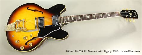1966 Gibson ES-335 TD Sunbust with Bigsby | www.12fret.com