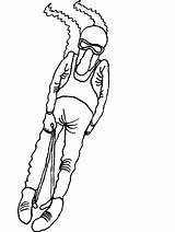 Winter Sports Skiing Coloring Pages & coloring Book sketch template
