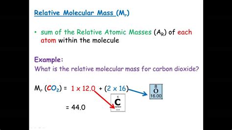 Relative Molecular Mass & Relative Formula Mass - YouTube