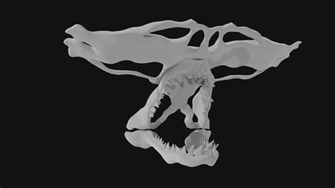 Hammerhead Shark Skull 3D model | CGTrader