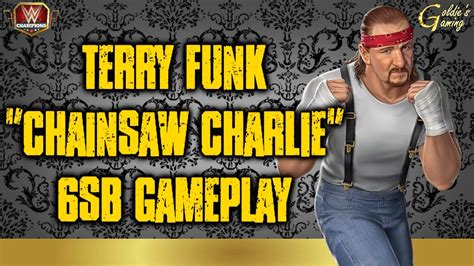 Terry Funk "Chainsaw Charlie" 6sb Gameplay - WWE Champions - YouTube