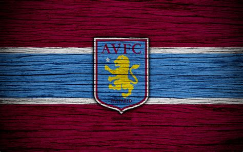 Download wallpapers Aston Villa FC, 4k, EFL Championship, soccer, football club, England, Aston ...