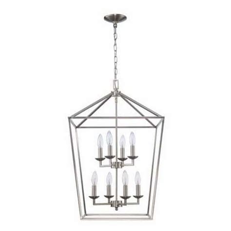 Home Decorators Collection 86201 BN Weyburn 8-Light Brushed Nickel ...