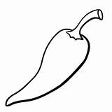Chili Pepper Coloring Pages Printable For Free Download sketch template