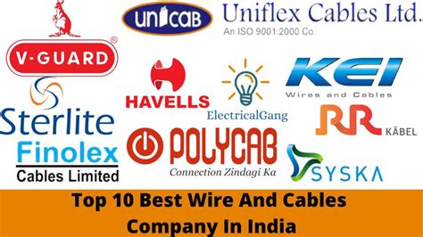 Top 10 Best Wire And Cables Company In India | Cable companies, Types of insulation, Cables