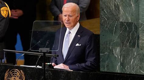 Biden in UN speech accuses Russia of 'extremely significant' violation of international charter ...