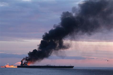 Missing crew member of oil tanker on fire confirmed dead