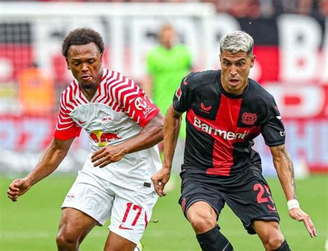 Exequiel Palacios fue titular en la victoria de Leverkusen ante Leipzig ...