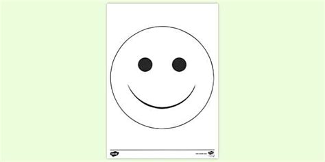 FREE! - Smiley Face Colouring Sheet | Colouring Sheets