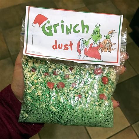 How cute is this??? Grinch dust!!! | Fun christmas activities, Grinch ...