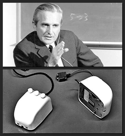 Douglas Engelbart, inventor of the computer mouse | Douglas engelbart, Computer mouse, Inventions