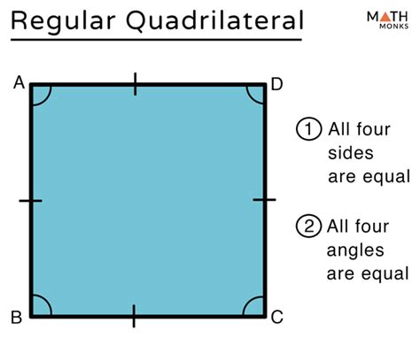 Regular and Irregular Quadrilaterals - Definition, Examples